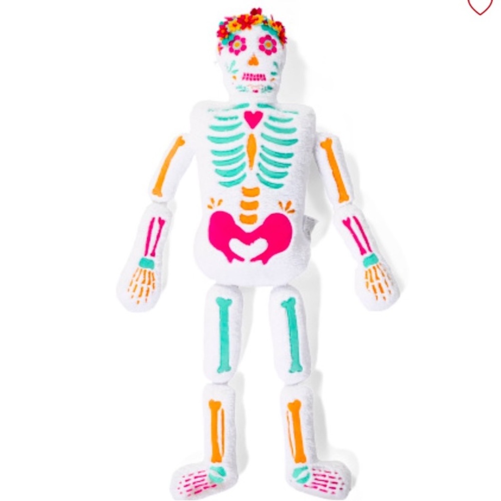 5 ft day of the dead skeleton pillow